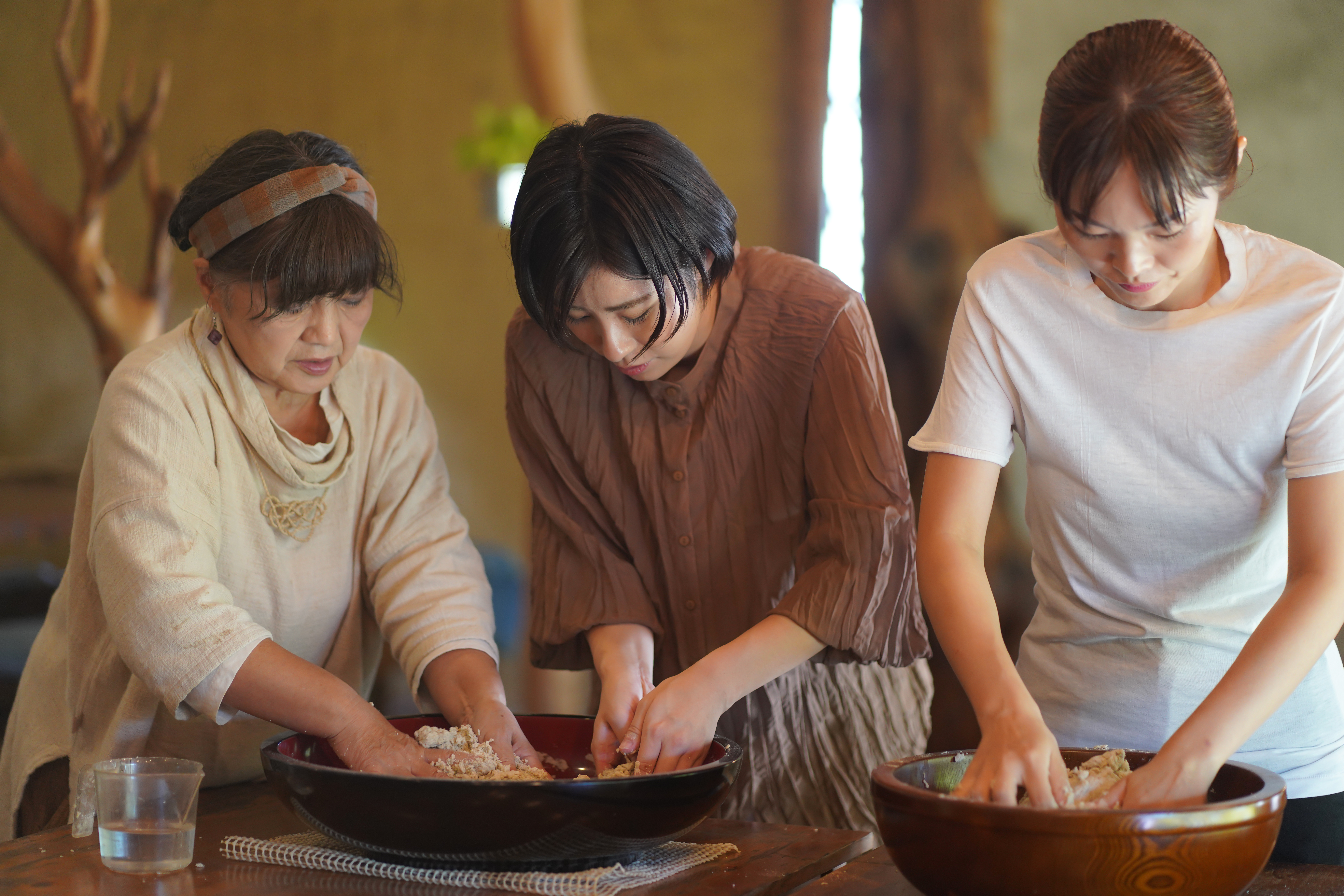 ワークショップ体験をしている画像